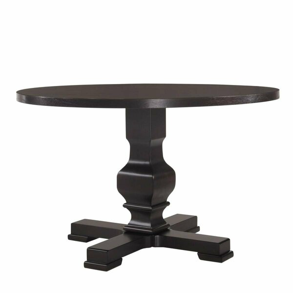 Guest Room 47 in. Carson Round Pedestal Table Espresso GU2850480